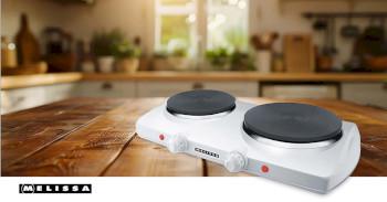Dubbele elektrische kookplaat 2300 W Ø 18,5 + 15,5 cm 5 - MELISSA
