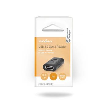 USB-C™ Adapter USB 3.2 Gen 2 USB-C™ Female USB-C™ Female - Nedis