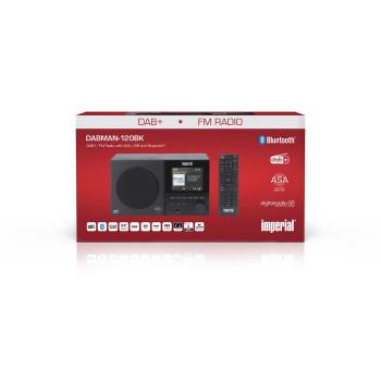 DABMAN-120BK DAB+, FM radio with BT,RC - Imperial