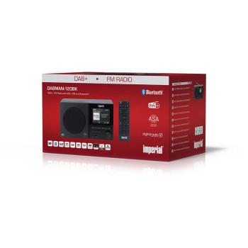 DABMAN-120BK DAB+, FM radio with BT,RC - Imperial