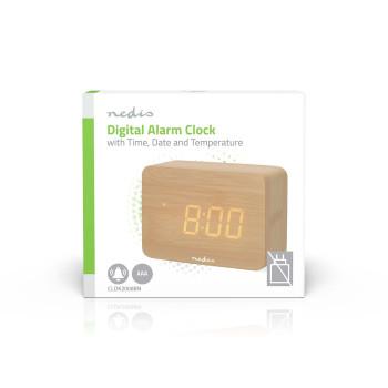 Digitale Tafelklok LED Achtergrondverlichting Snoozefunctie - Nedis