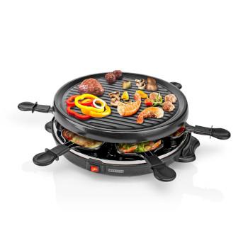 Raclette / Gourmetstel 6 personen 800 W Ø 29 cm Anti-aanbaklaag - MELISSA