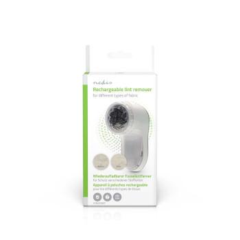 Pluizenverwijderaar Ingebouwde Lithium-Ion Kleding / Textile Wit - Nedis