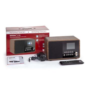 I110 (V2) Wi-Fi internetradio met mediaspeler en Bluetooth® - Wood Look - Imperial
