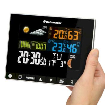 Weerstation met draadloze buitensensor - Buienradar