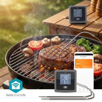 SmartLife Meat Thermometer Bluetooth 2 Probes - Nedis