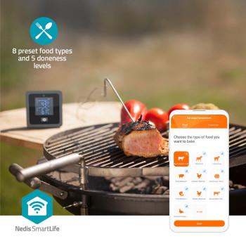 SmartLife Meat Thermometer Bluetooth 2 Probes - Nedis