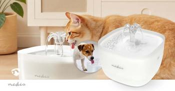 Drinkfontein voor kat en hond 2.0 l 40 dB 1.50 m Water Fontein 1 - Nedis