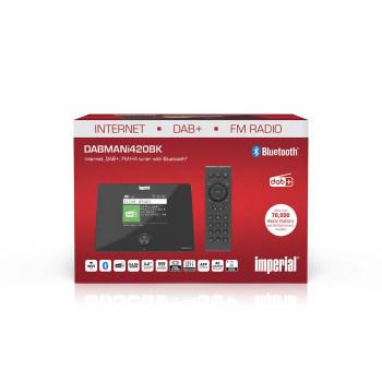 Compacte hybride radio (internet, DAB+, FM-hifituner) met Bluetooth®. - Imperial