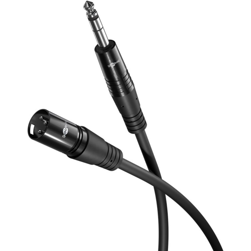 XLR - Jack kabel - Gebalanceerd - Goobay