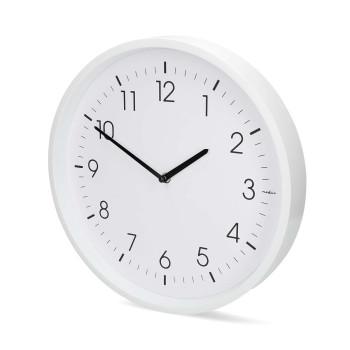 Wandklok Diameter: 360 mm ABS Stille beweging Wit - Nedis