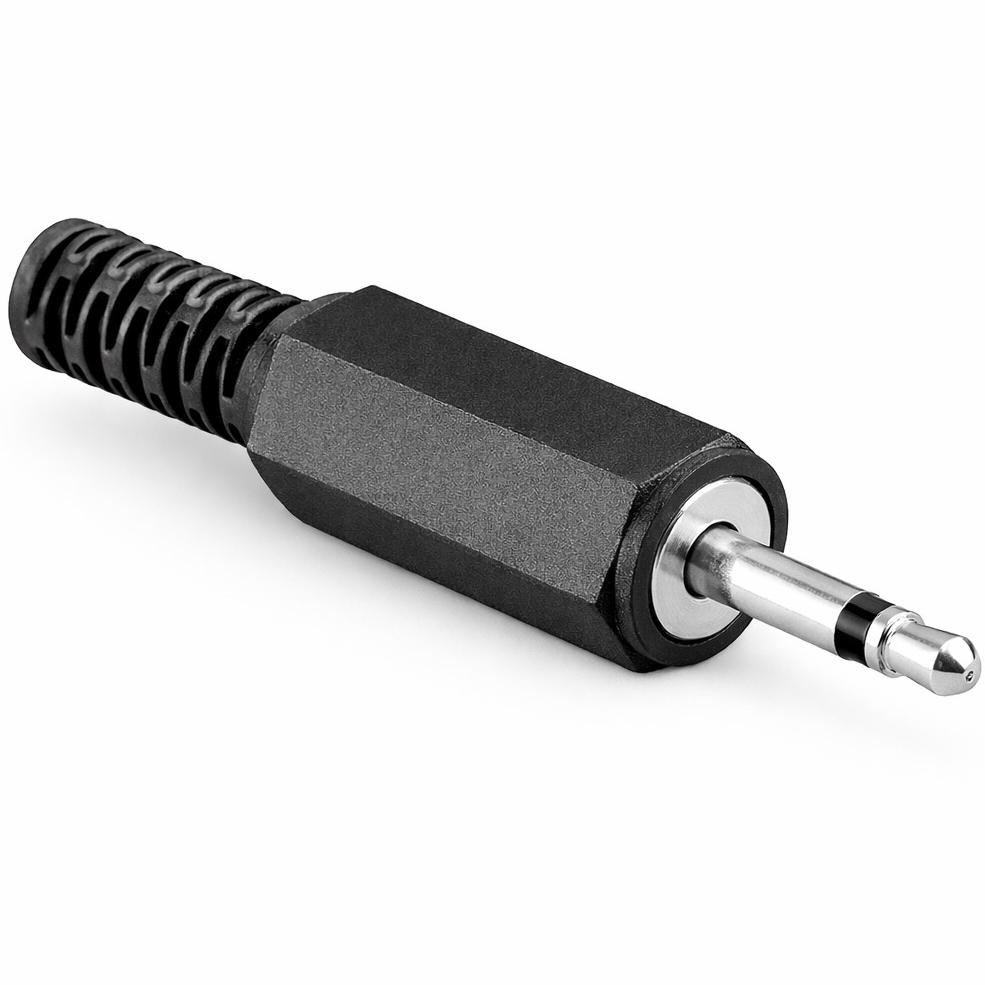 Jack stekker 3,5 mm mono – soldeer – 2-polig