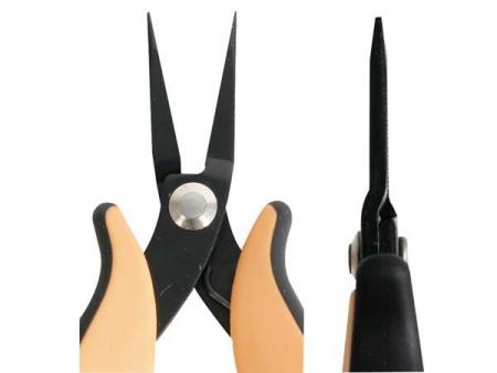 Bektang voor elektronica - Halfronde rechte bek | Knipex