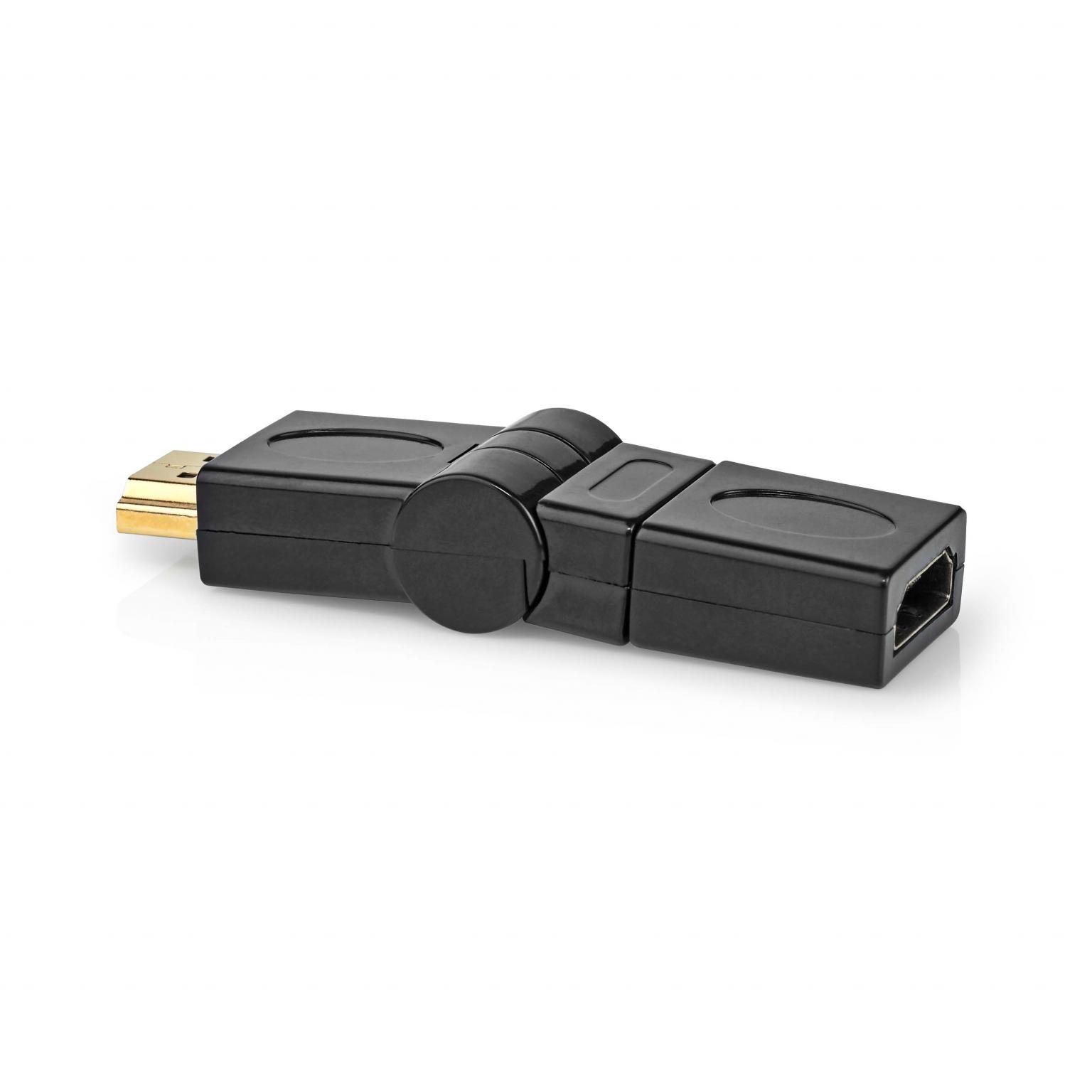 Adapter Hdmi Male Hdmi Female Swivel Rotate Hdmi Beweegbare Adapter Met Vergulde