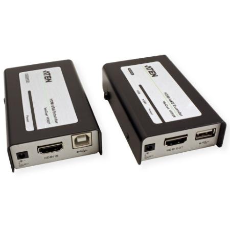 Usb Verlenger Via Utp Ingang Zender Hdmi Female Usb B Female Uitgang Zender X Rj Female