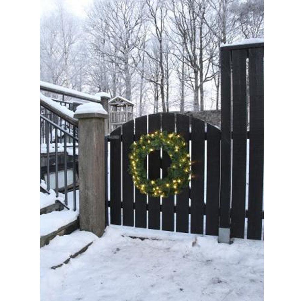Kerstversiering - Kerstversiering - Krans, Verlichting: LED - Warm ... Kerstversiering - Kerstversiering - Krans, Verlichting: LED - Warm ...