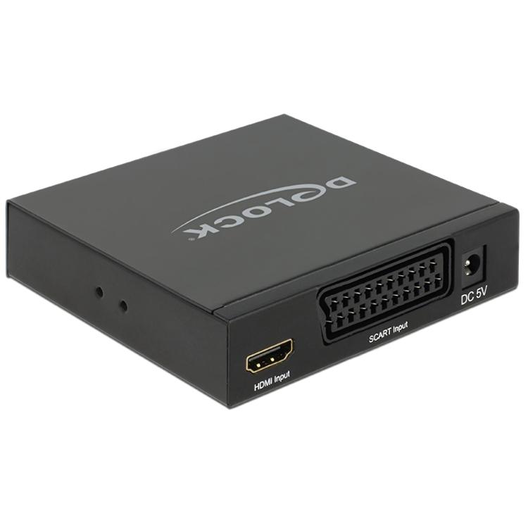 HDMI omvormer - Scart / HDMI naar HDMI / Coax / Jack - Extra: Inclusief