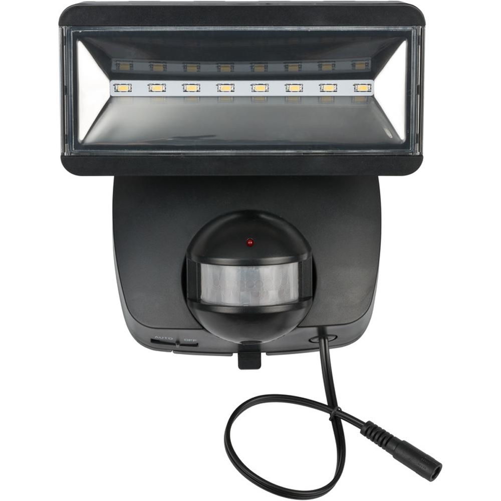 Brennenstuhl solar LED wandlamp SOL 1000 Plana/LED buitenverlichting met bewegingsmelder (solarlamp IP54, 1000lm, 4 verschillende lichtstanden, schemersensor, incl. oplaadbare batterij