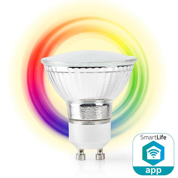 WiFi Smart LEDLamp FullColour en Warm Wit GU10 Beheer je