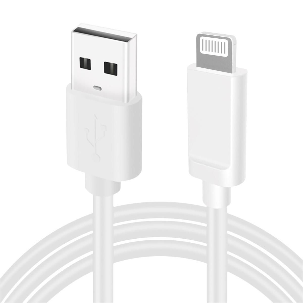 Veilig Vormen Interpretatie USB A naar Lightning kabel - 2.0 - Extra: MFI gecertificeerd Aansluiting 1:  USB A male, Aansluiting 2: Lightning male, Lengte: 3 meter.